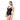 Speedo Solid Cross Knot Swimsuit Black
