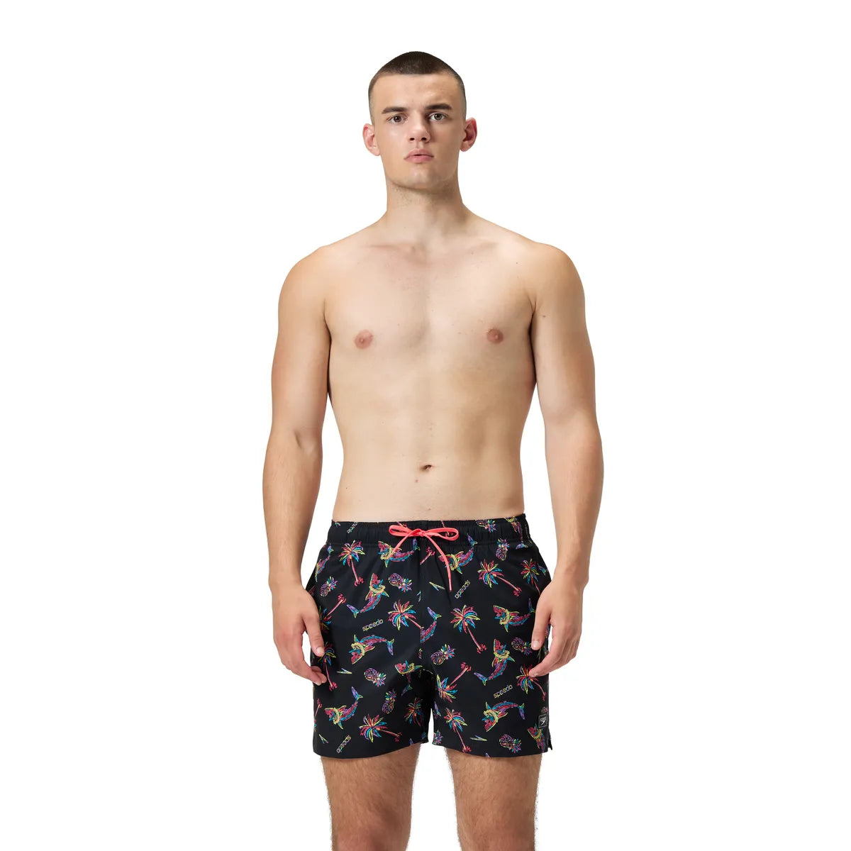 Speedo 8-004725 (Better) Print Redondo Edge Volley 16" Orange
