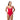 Speedo 8-005050 Solid Bound Scoop 1 Pc Red