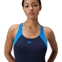 Speedo Placement Laneback 1PC Blue