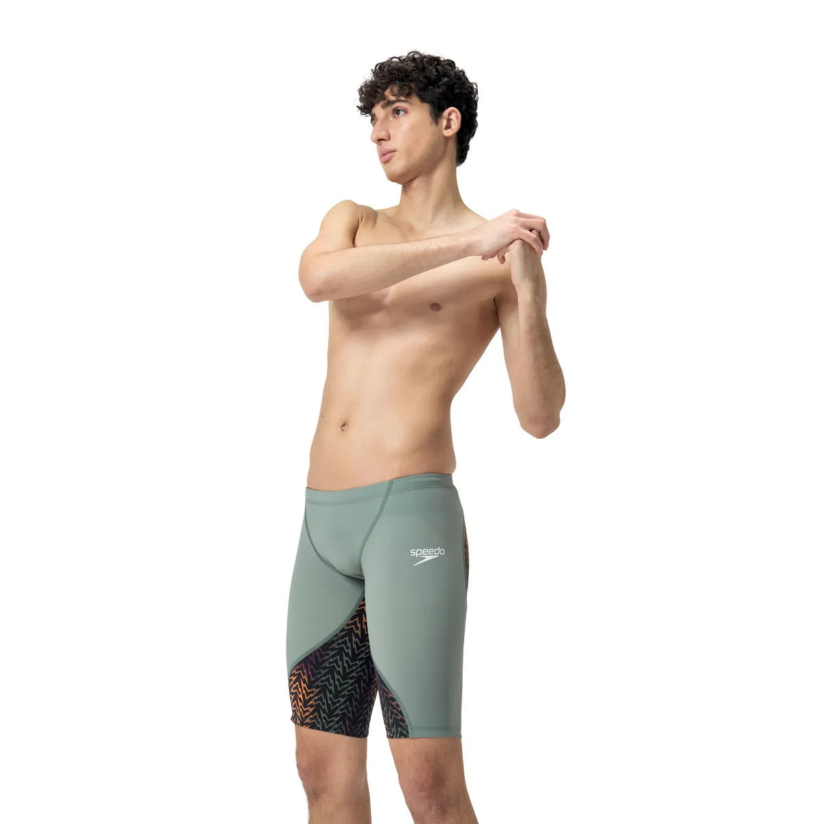 Speedo LZR Ignite Jammer -APAC/EMEA Fit Green/Orange