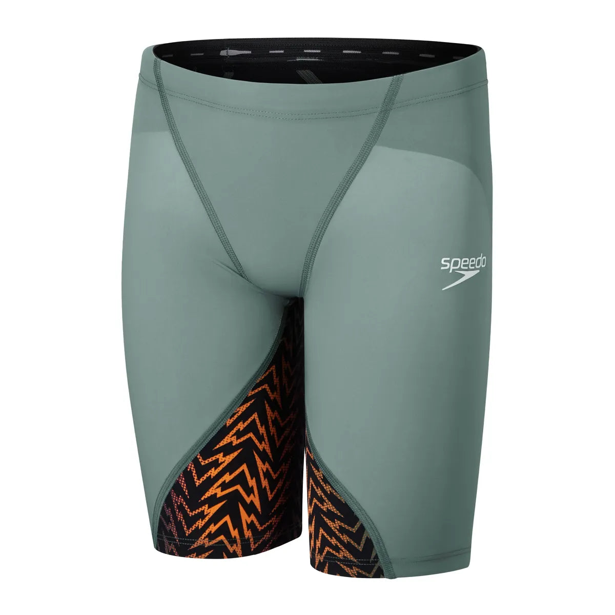 Speedo LZR Ignite Jammer- Junior Green/Orange
