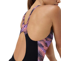 Speedo Womens HyperBoom Splice Muscleback Black/Pink