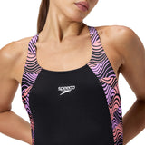 Speedo Womens HyperBoom Splice Muscleback Black/Pink