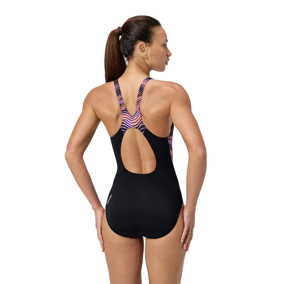 Speedo Womens HyperBoom Splice Muscleback Black/Pink