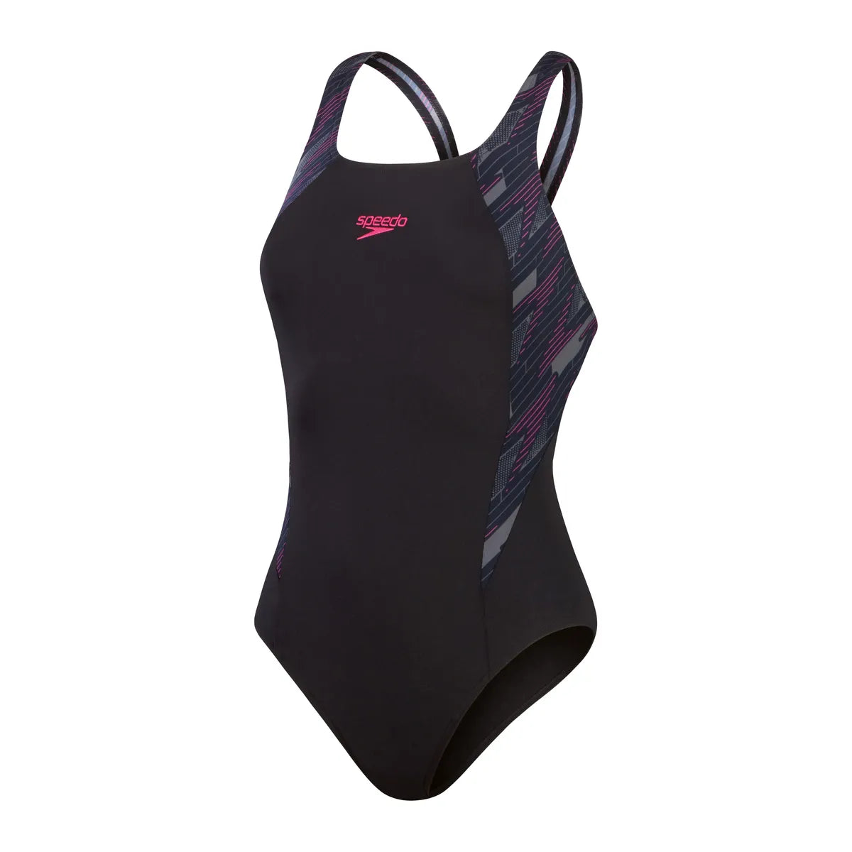Speedo Womens HyperBoom Splice Muscleback Black/Pink