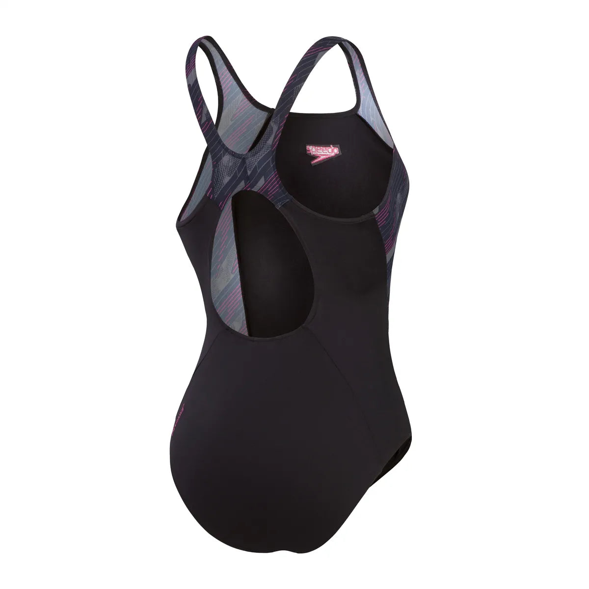 Speedo Womens HyperBoom Splice Muscleback Black/Pink