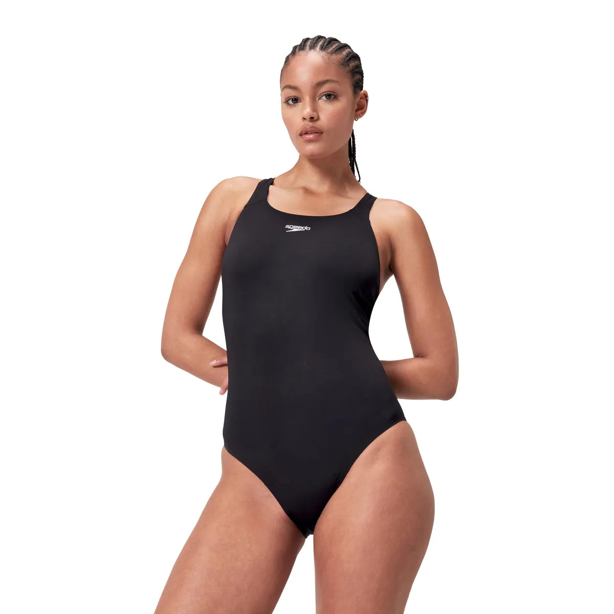 Speedo Endurance+ Kickback Swimsuit Black
