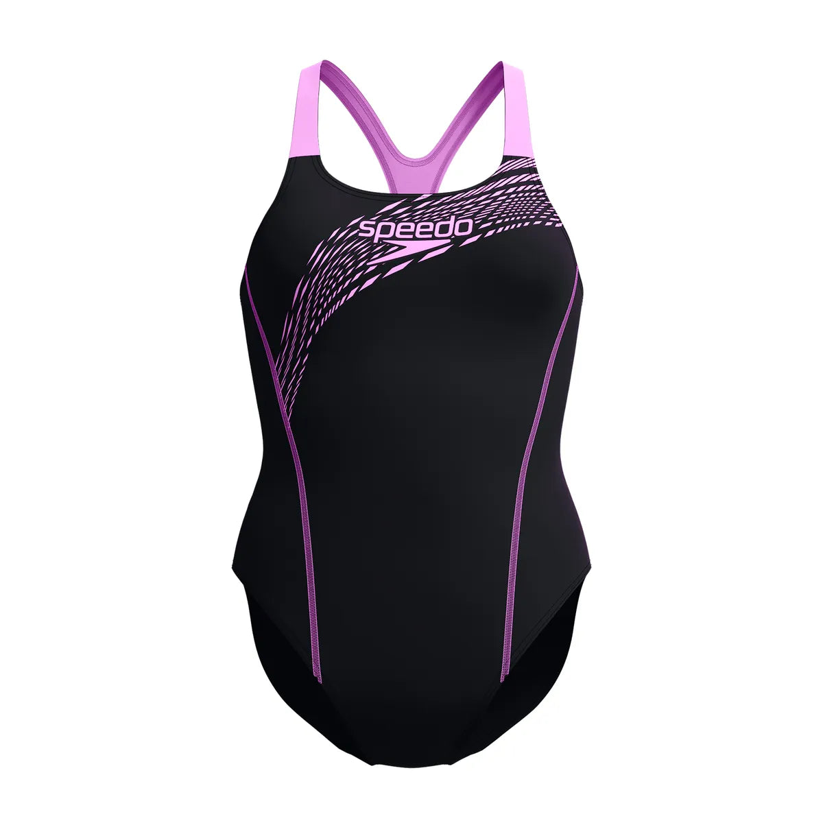 Speedo Womens Medley Logo 1 Piece Purple