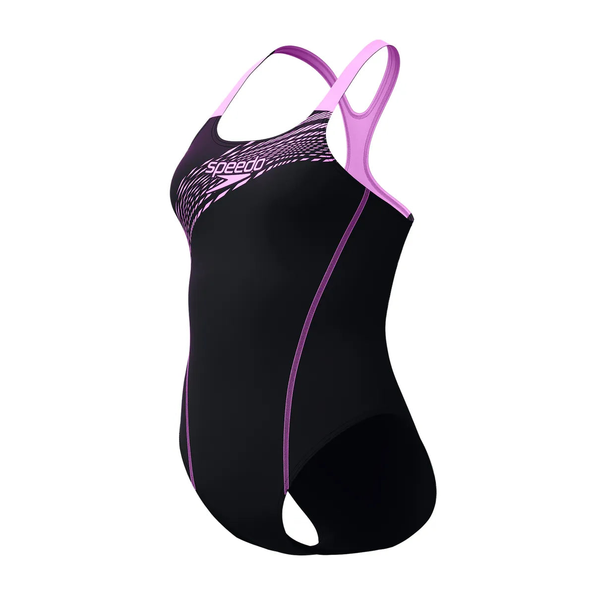Speedo Womens Medley Logo 1 Piece Purple