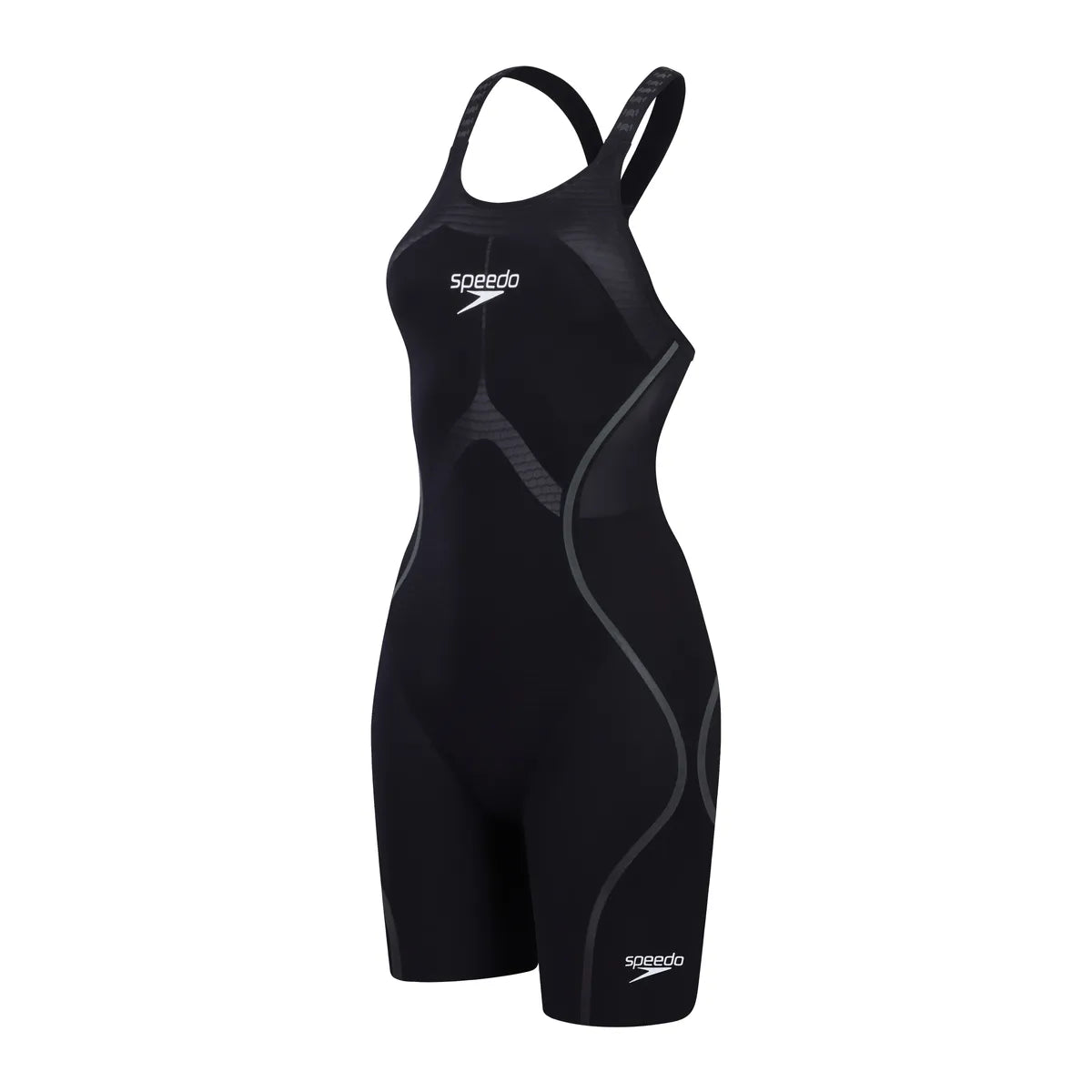 Speedo Fastskin LZR Pure Intent 2.0 Openback Kneeskin Black