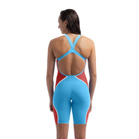 Speedo Fastskin LZR Pure Intent 2.0 Openback Kneeskin Blue/Red