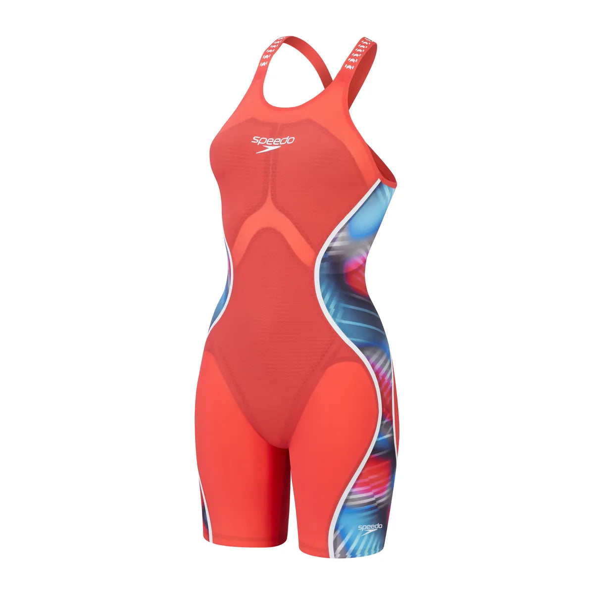 Speedo Fastskin LZR Pure Intent 2.0 Openback Kneeskin Red/Blue
