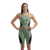 Speedo Fastskin LZR Pure Intent 2.0 Openback Kneeskin Green/Black