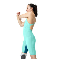 Speedo Fastskin LZR Pure Valor 2.0 Openback Kneeskin Light Blue