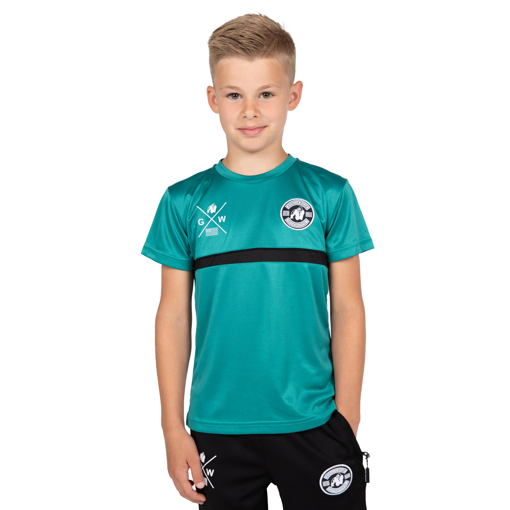 Gorilla Wear Vernon Kids T-Shirt, teal green