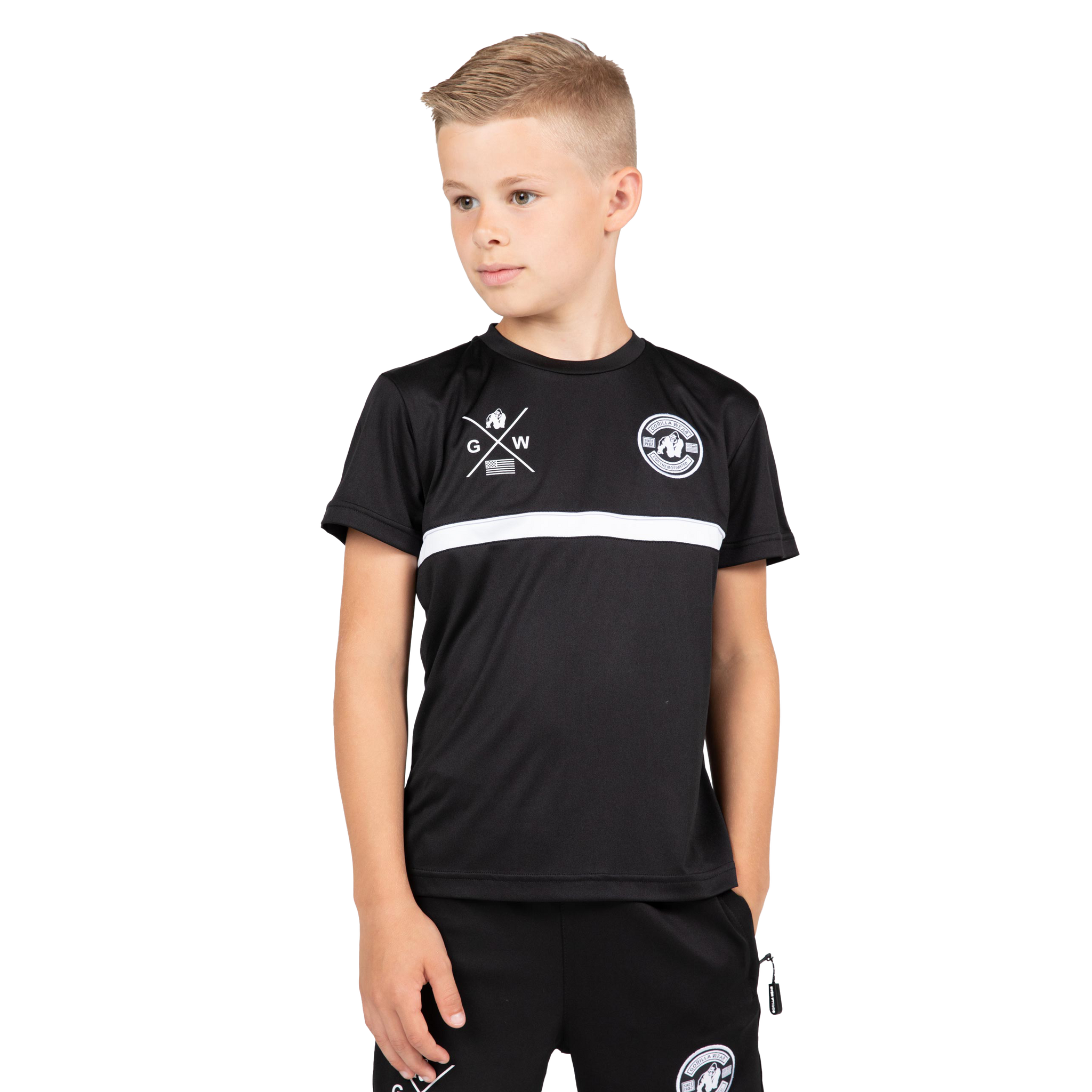 Gorilla Wear Vernon Kids T-Shirt, black
