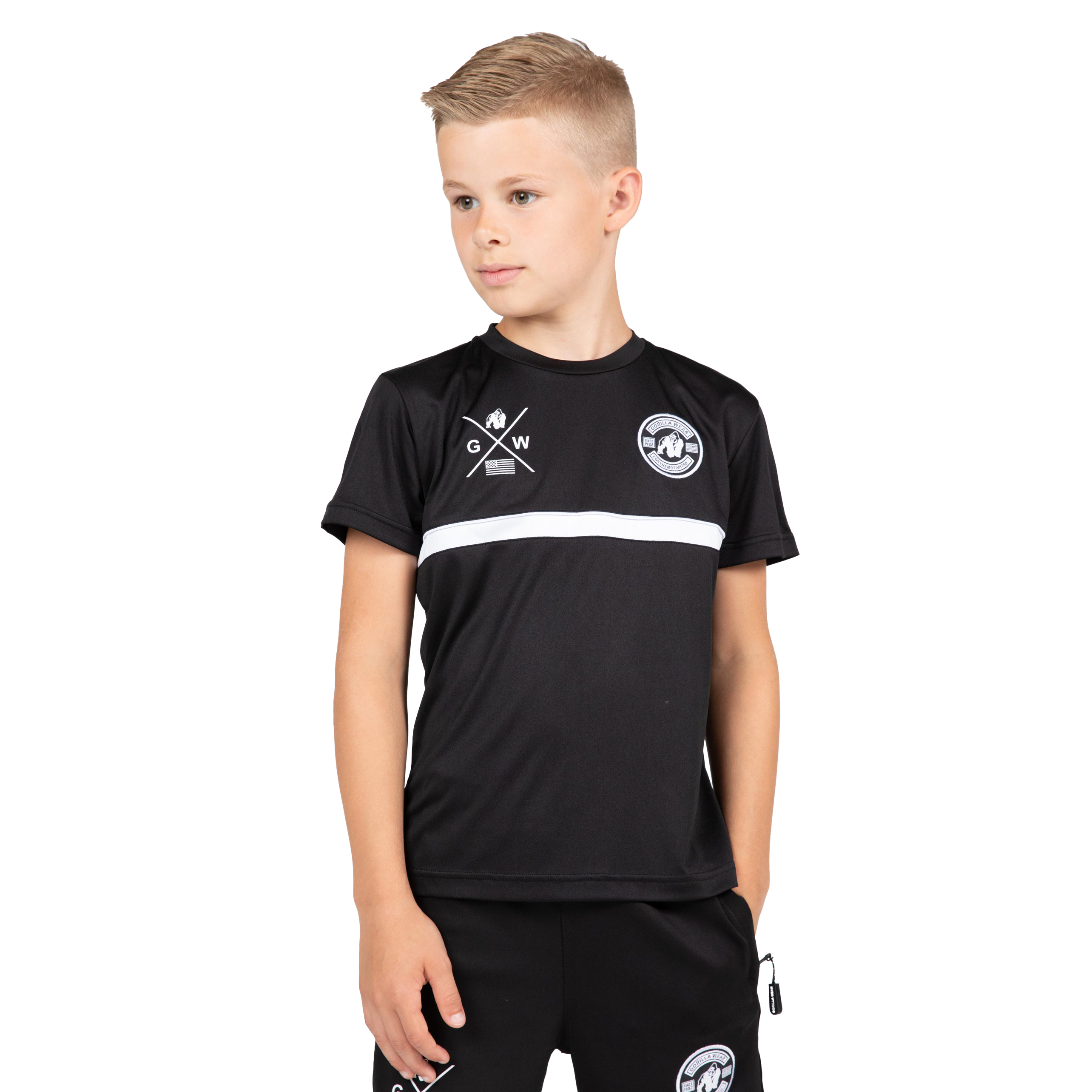 Gorilla Wear Vernon Kids T-Shirt, black