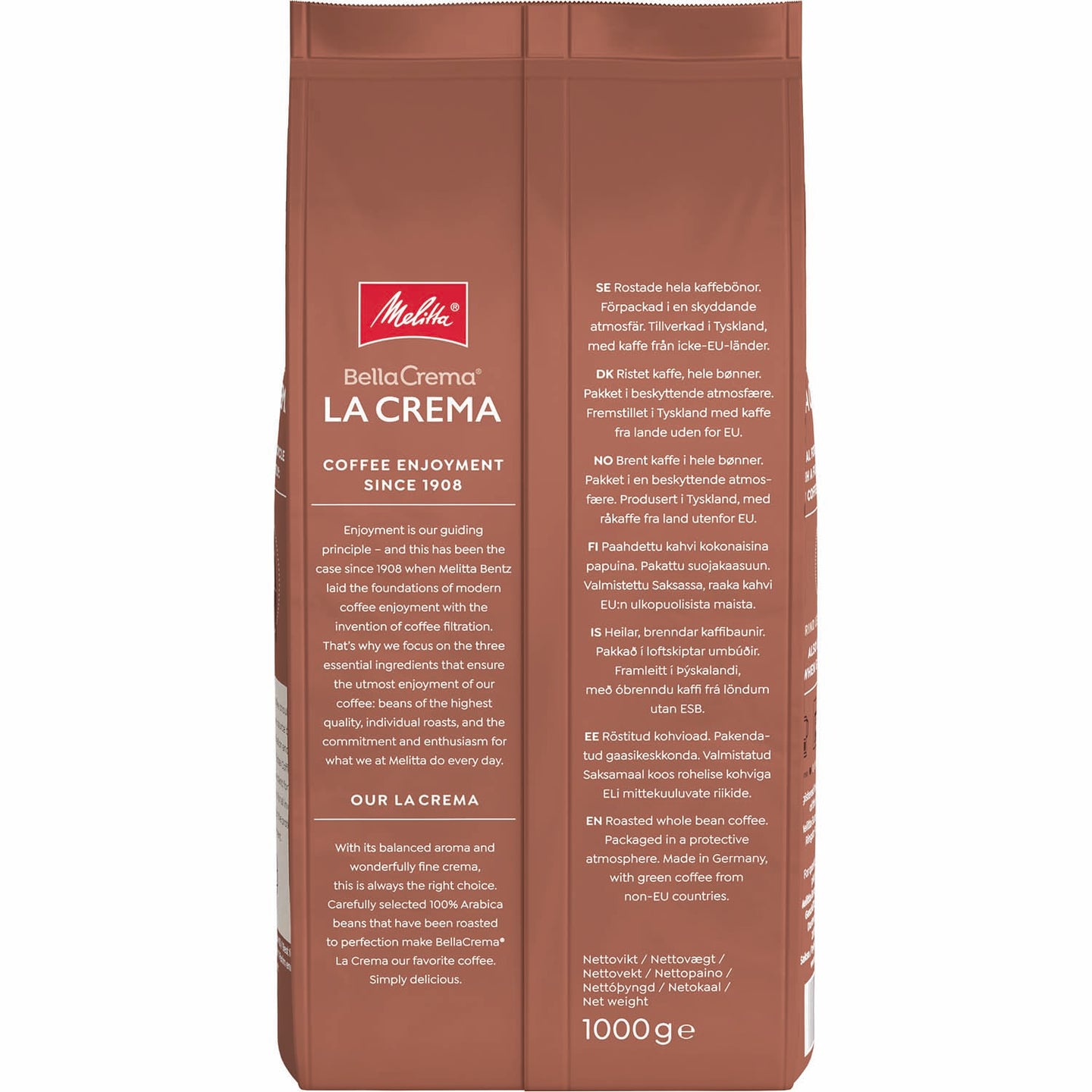 Melitta Bella Crema La Crema 1kg