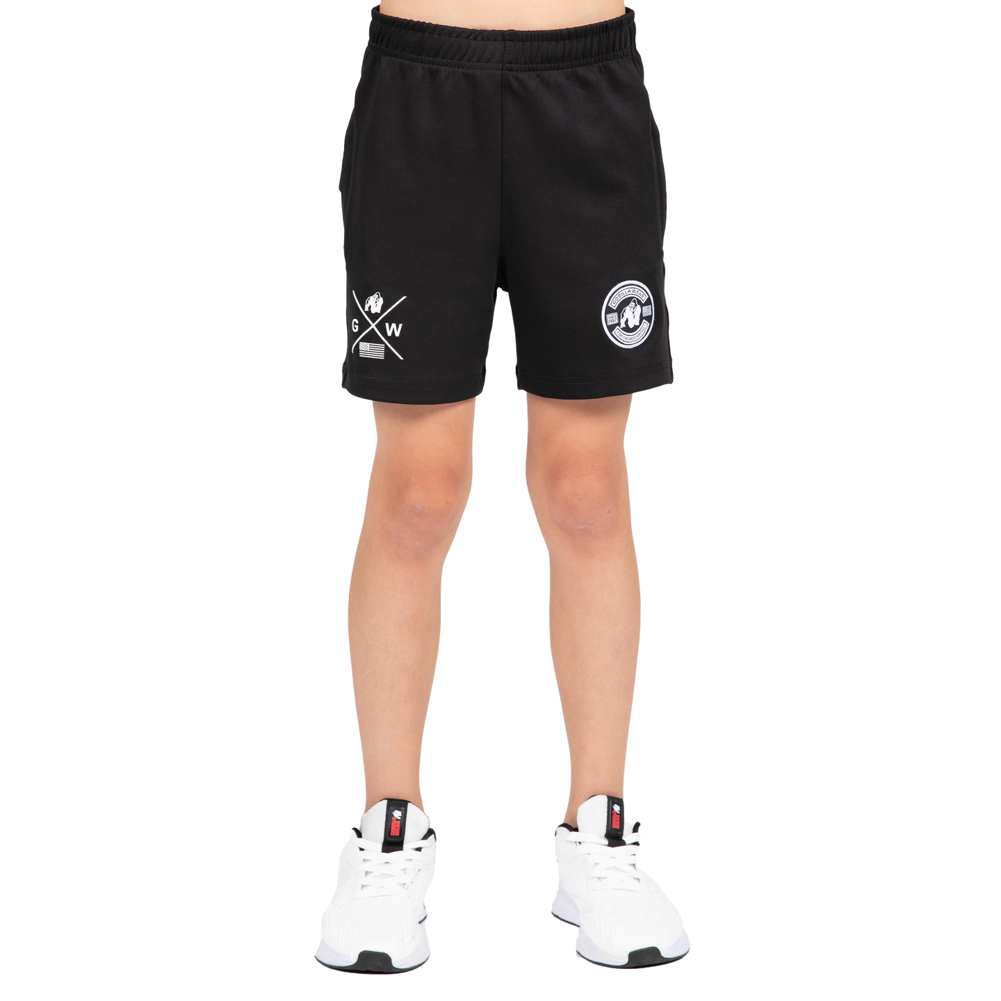 Gorilla Wear Vernon Kids Track Shorts, black