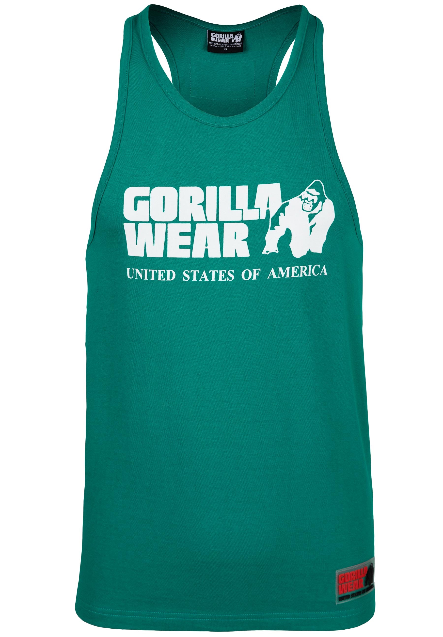 Gorilla Wear Classic Tank Top, teal green