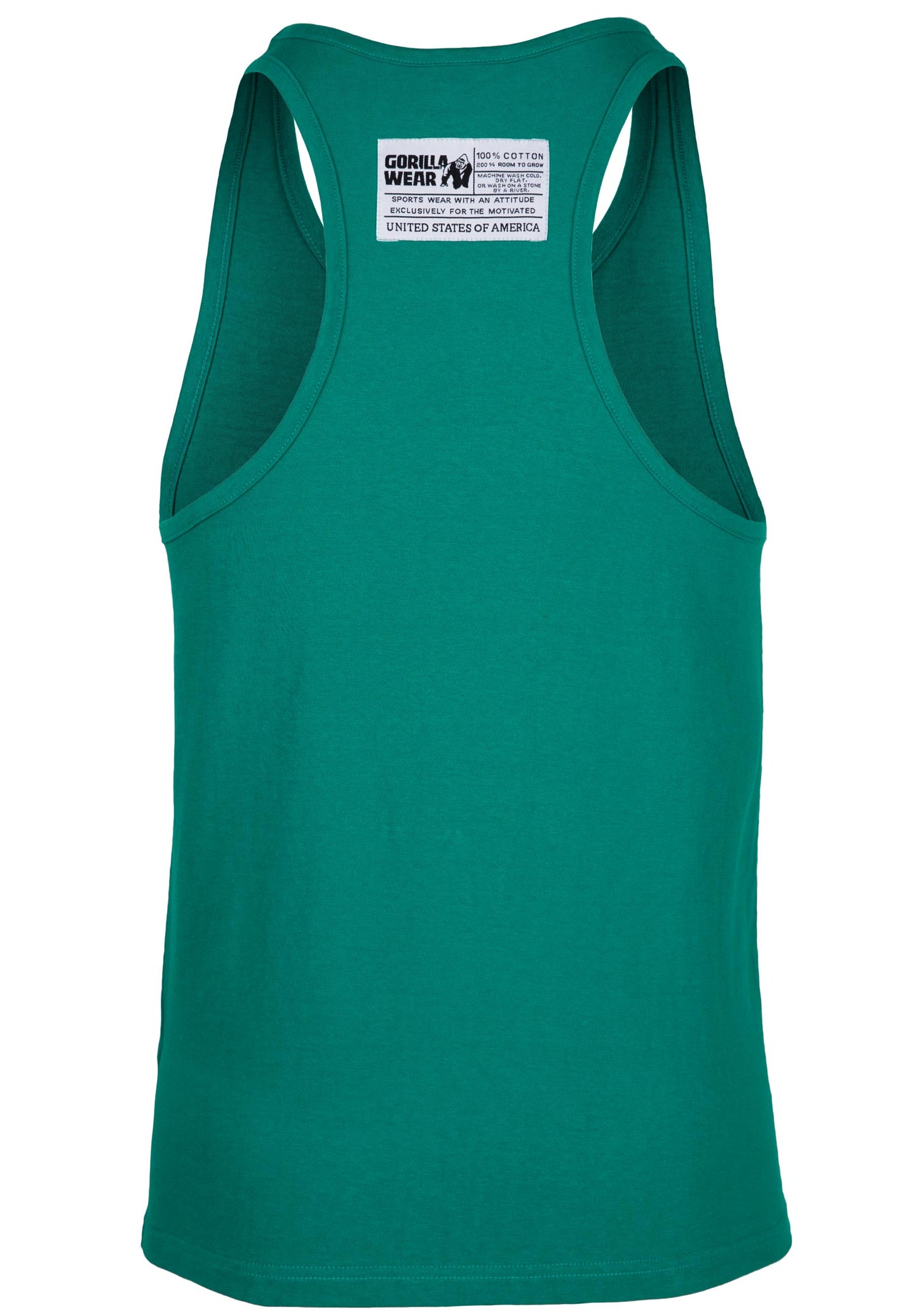 Gorilla Wear Classic Tank Top, teal green