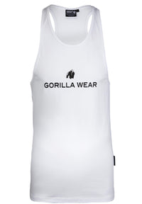 Gorilla Wear Carter Stretch Tank Top, white
