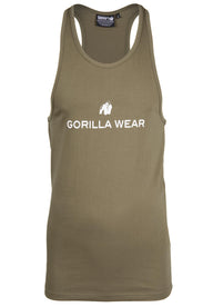 Gorilla Wear Carter Stretch Tank Top, army green