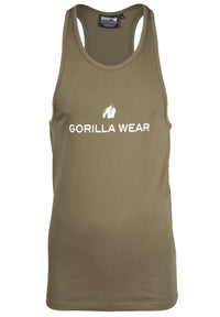 Gorilla Wear Carter Stretch Tank Top, army green
