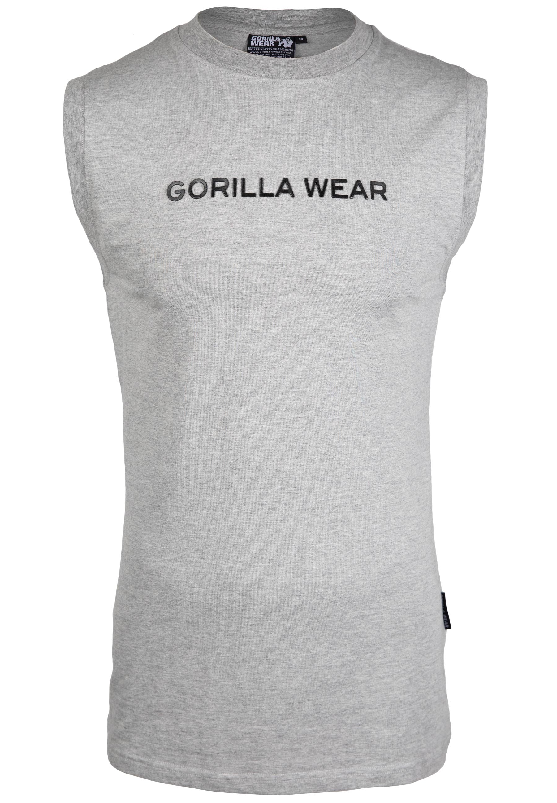 Gorilla Wear Sorrento Sleeveless T-Shirt, grey