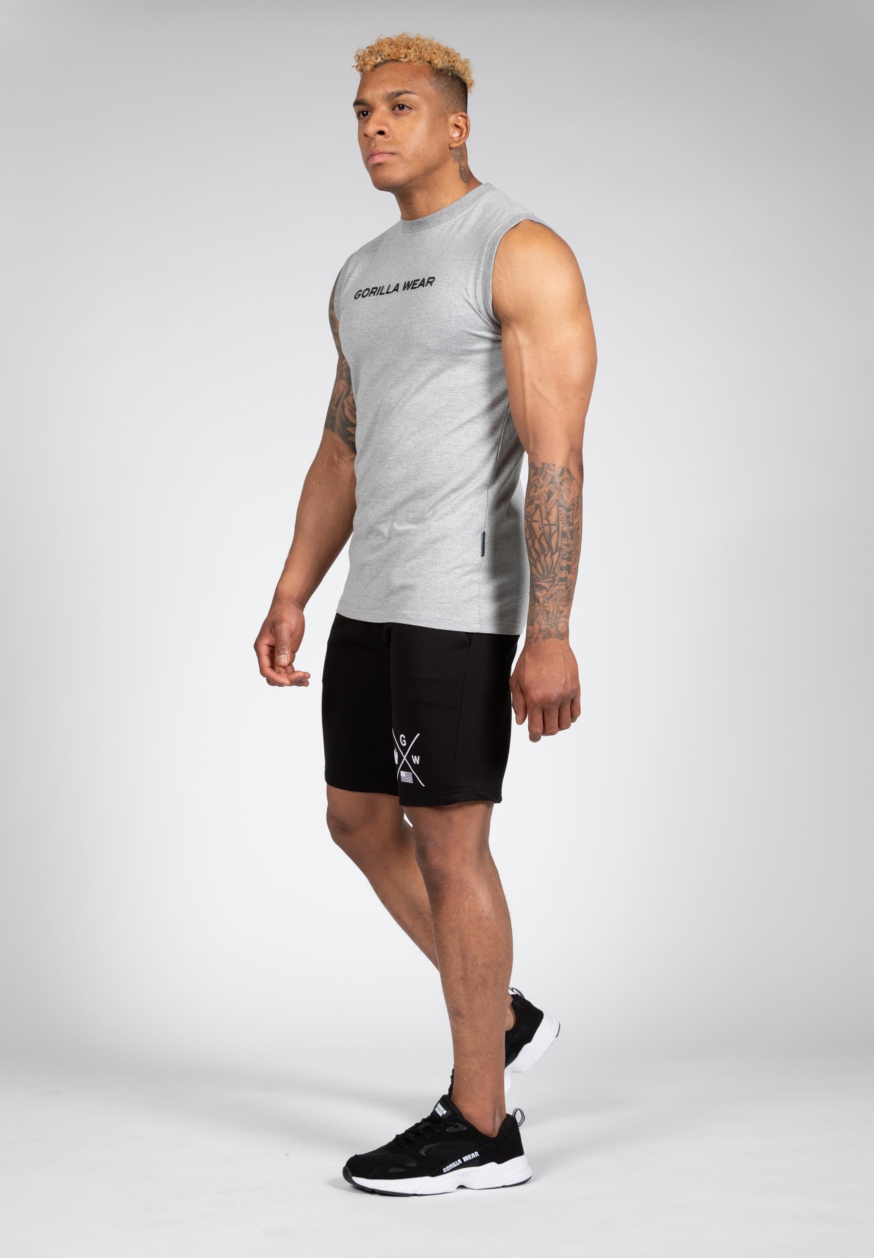 Gorilla Wear Sorrento Sleeveless T-Shirt, grey