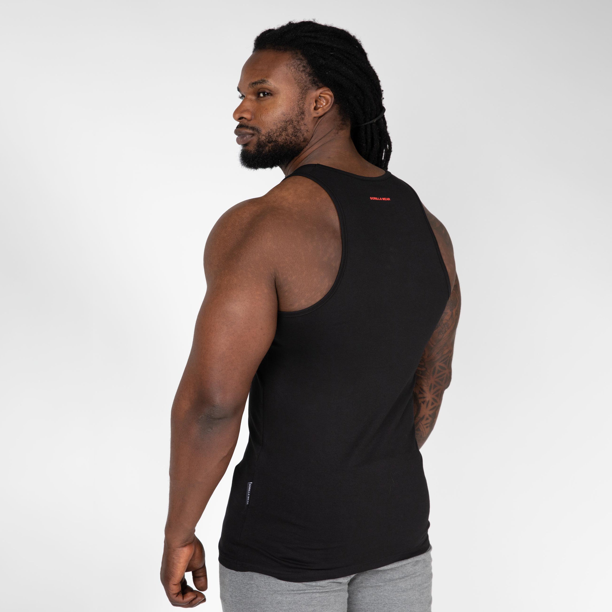 Gorilla Wear Adams Stretch Tank Top, svart