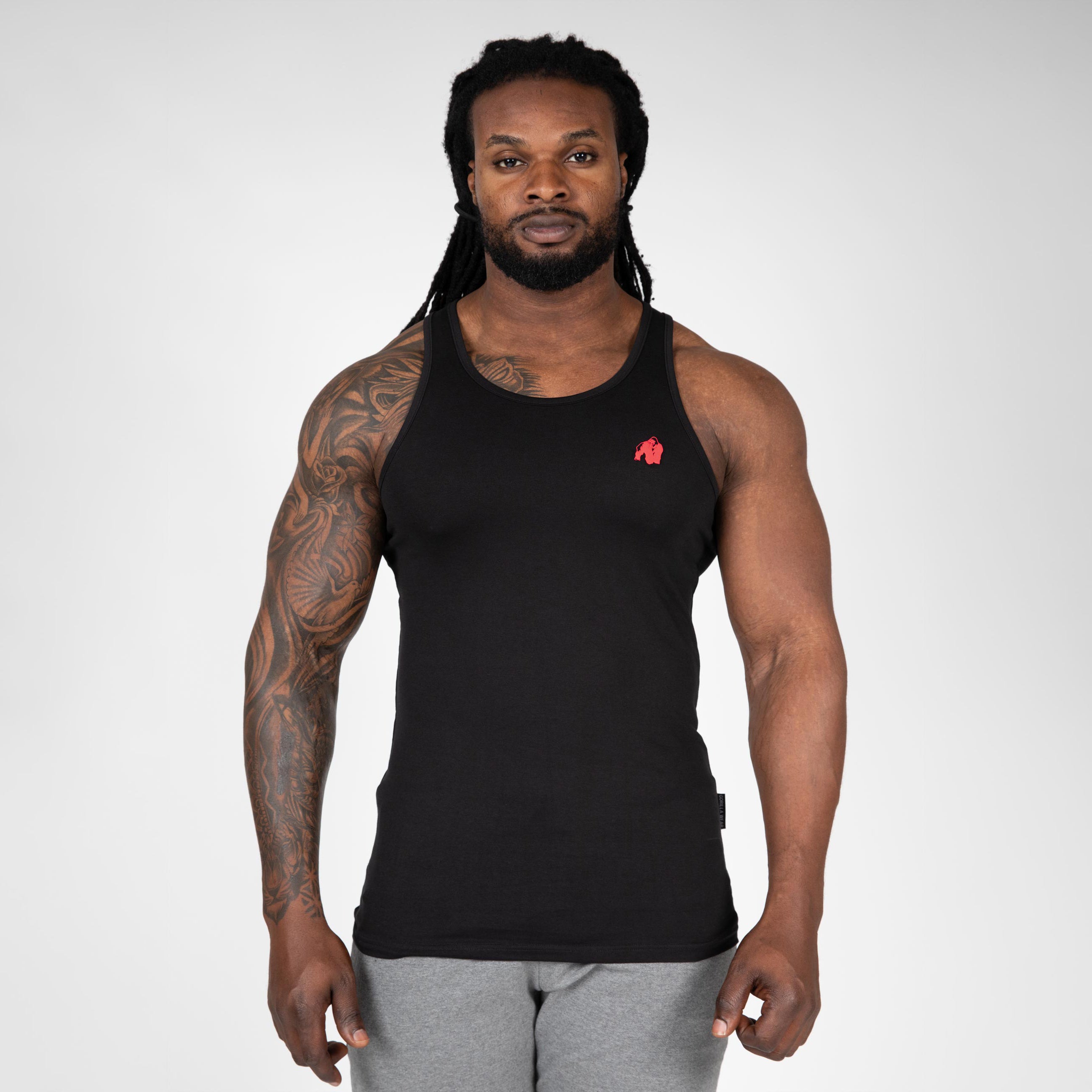 Gorilla Wear Adams Stretch Tank Top, svart