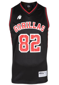 Gorilla Wear San Mateo Jersey Tank Top, black/red