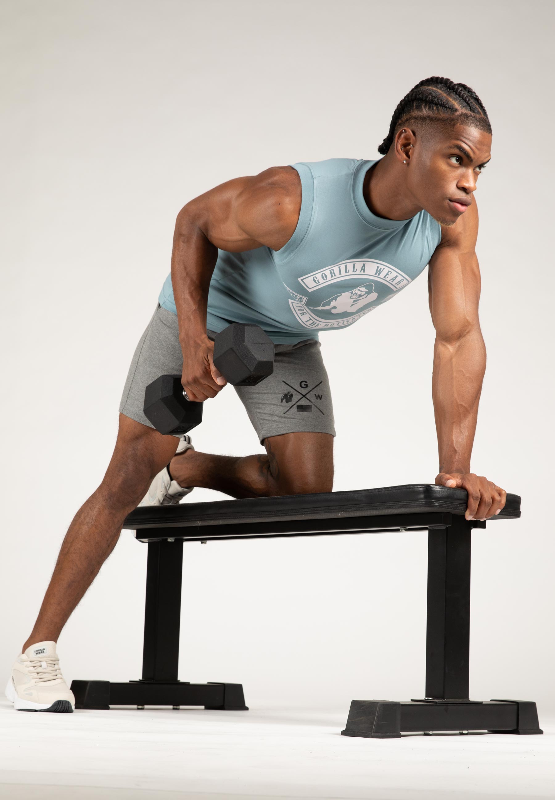 Gorilla Wear Tulsa Tank Top, blue