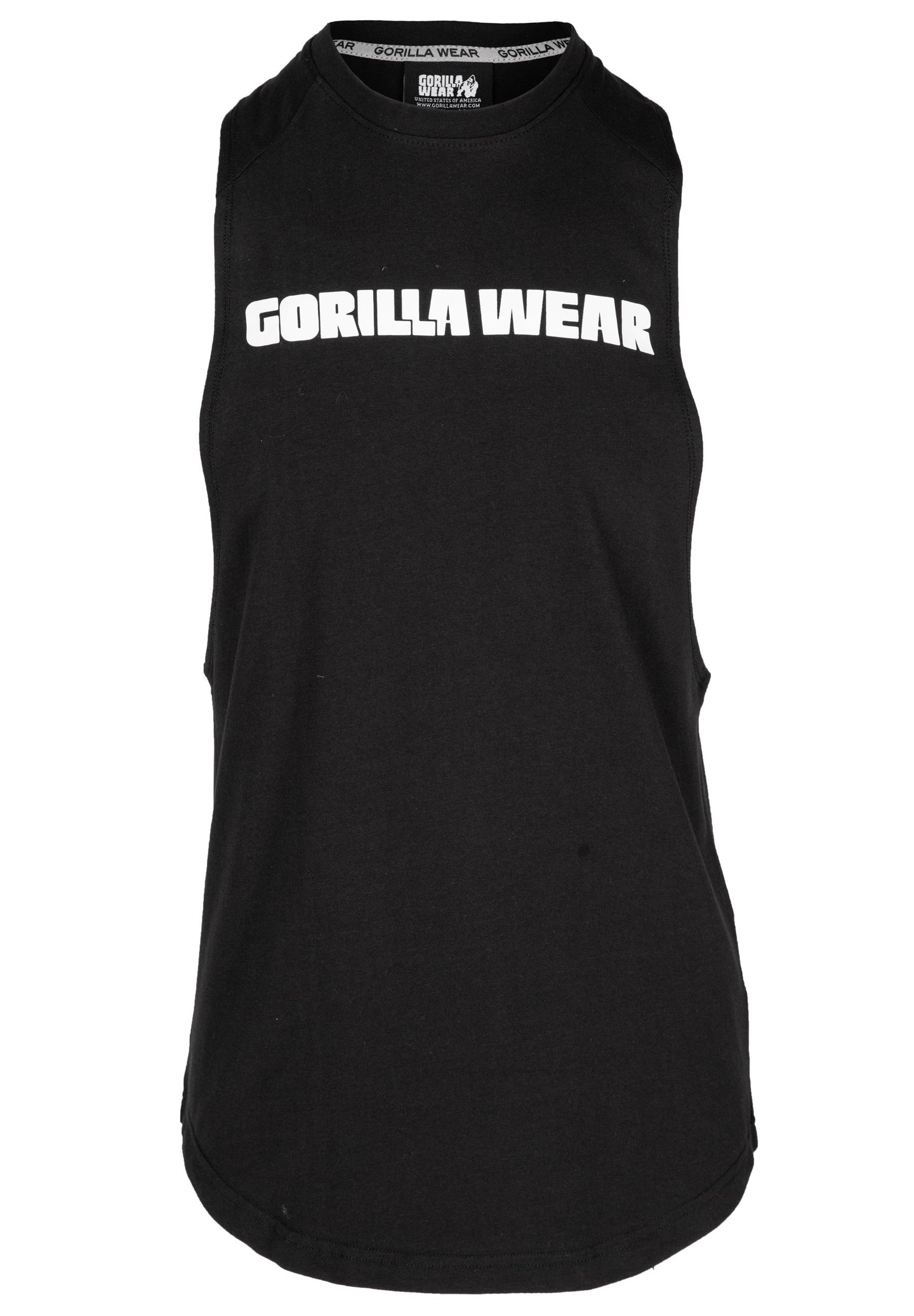 Gorilla Wear Milo Drop Armhole Tank Top, black