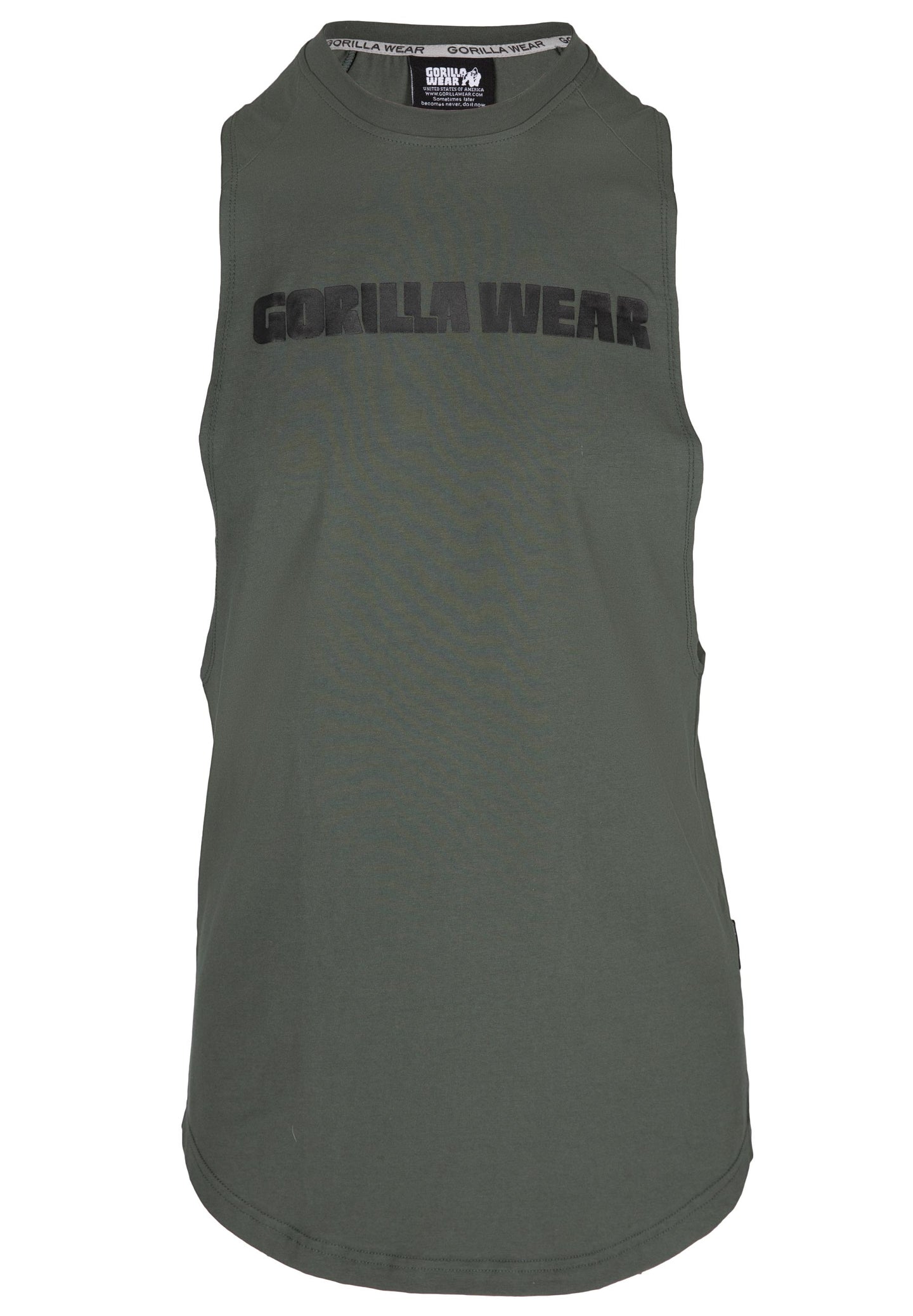 Gorilla Wear Milo Drop Armhole Tank Top, green