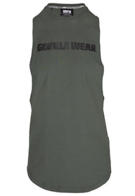 Gorilla Wear Milo Drop Armhole Tank Top, green