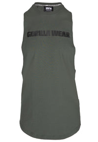 Gorilla Wear Milo Drop Armhole Tank Top, green