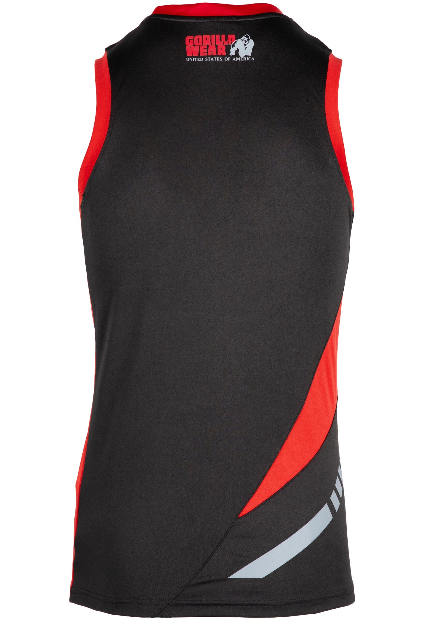 Gorilla Wear Hornell Tank Top, black/red