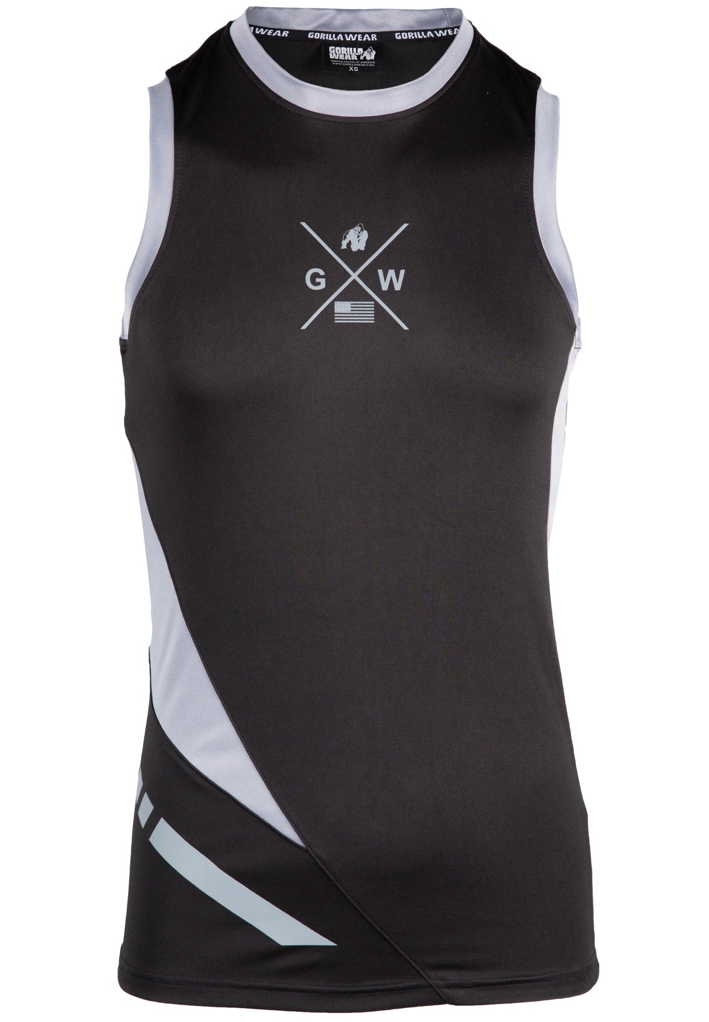 Gorilla Wear Hornell Tank Top, black/grey
