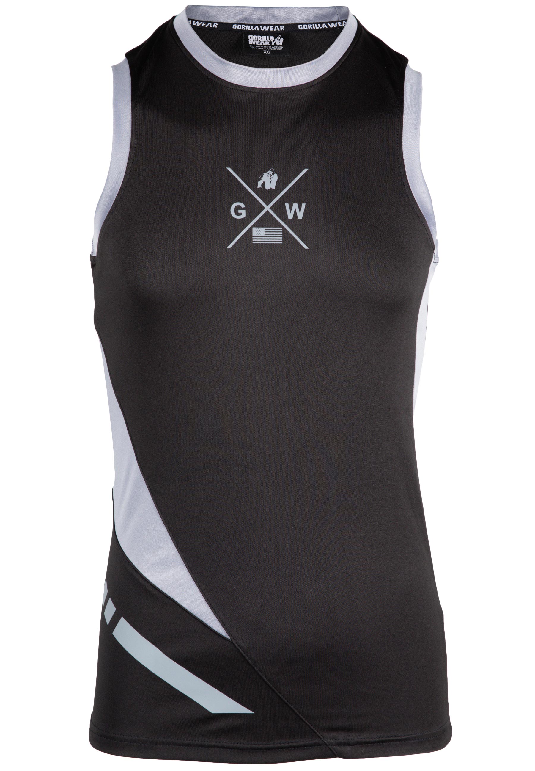 Gorilla Wear Hornell Tank Top, black/grey