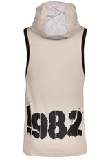 Gorilla Wear Loretto Hooded Tank Top, beige