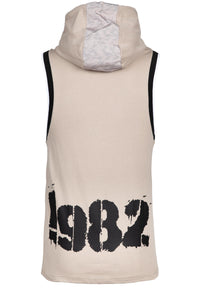 Gorilla Wear Loretto Hooded Tank Top, beige