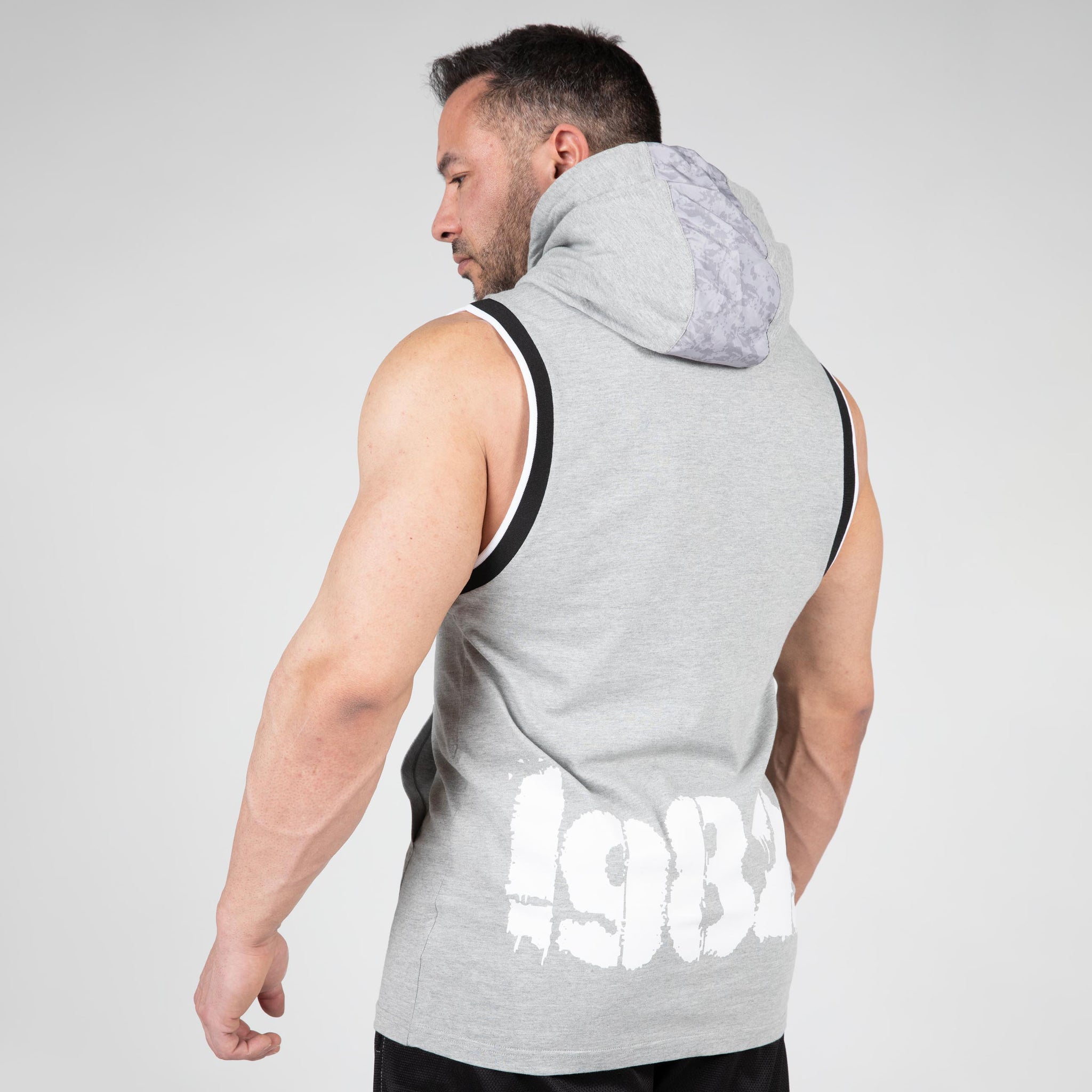 Gorilla Wear Loretto Hooded Tank Top, grey Melange