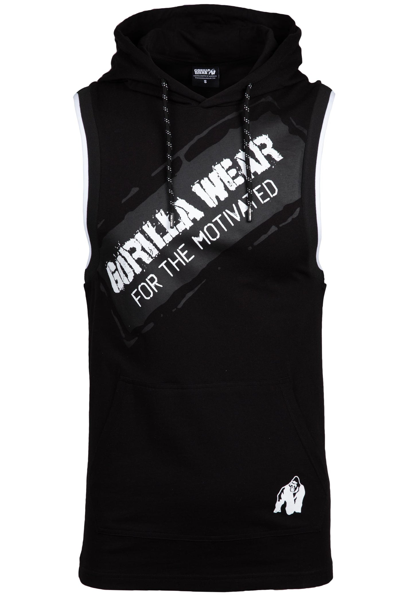 Gorilla Wear Loretto Hooded Tank Top, black