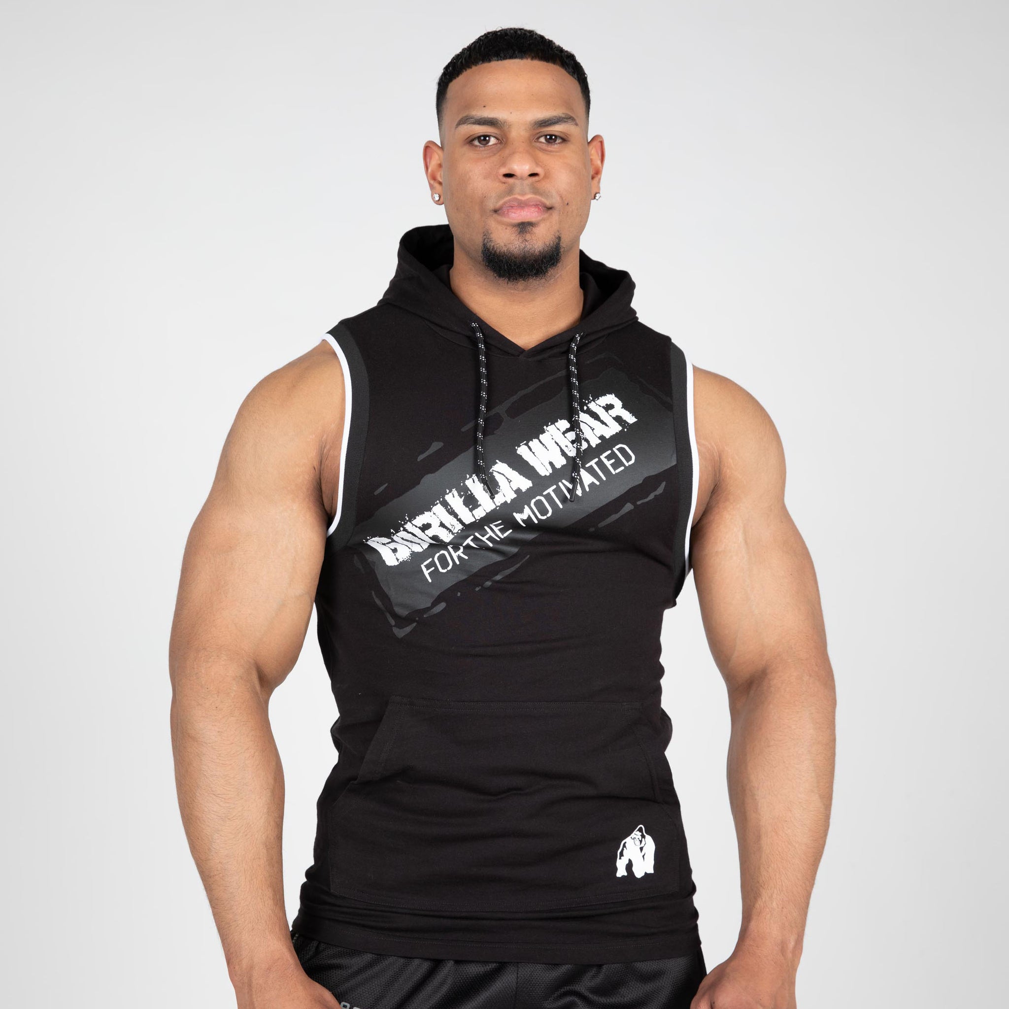 Gorilla Wear Loretto Hooded Tank Top, black
