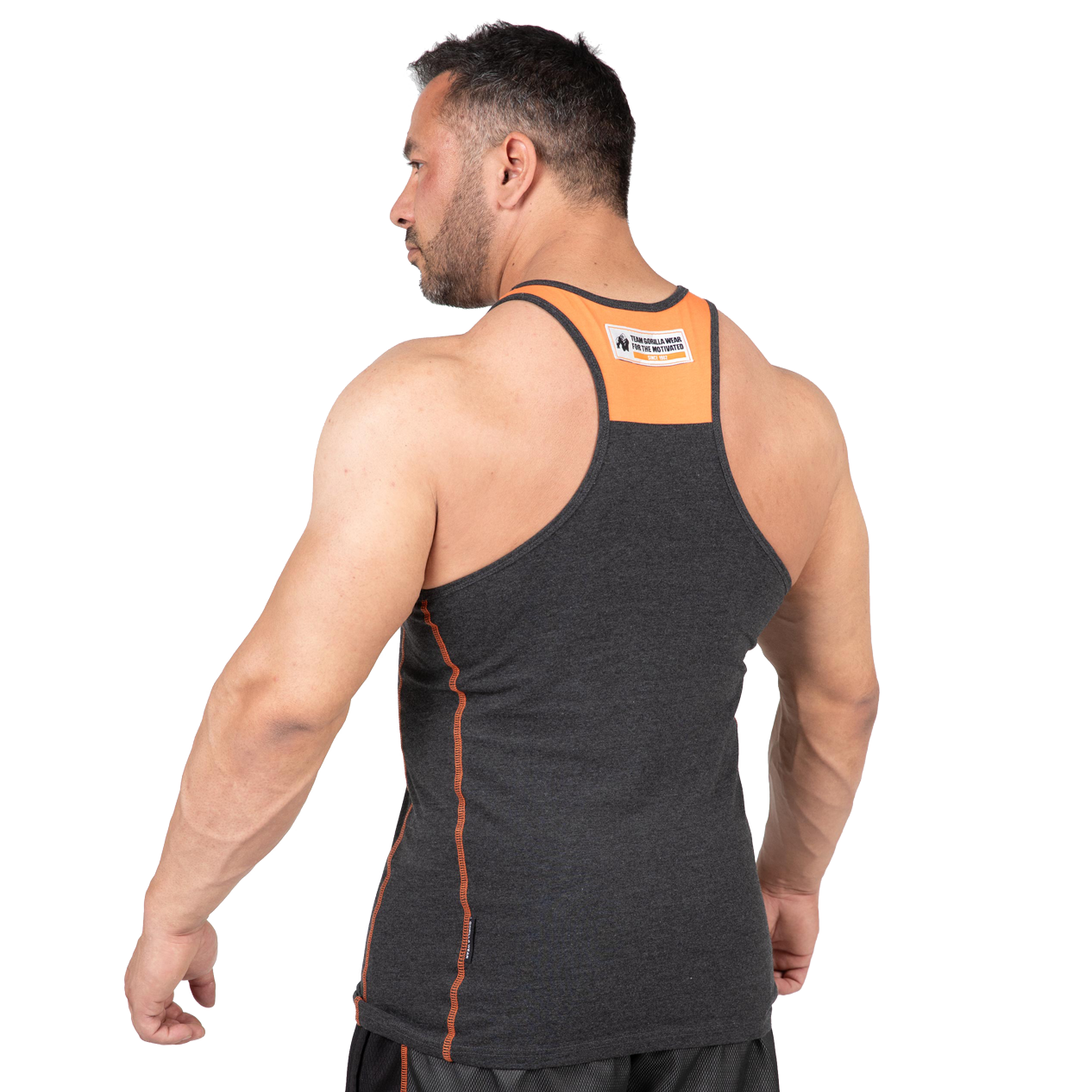 Gorilla Wear Wallace Tank Top, grey/orange