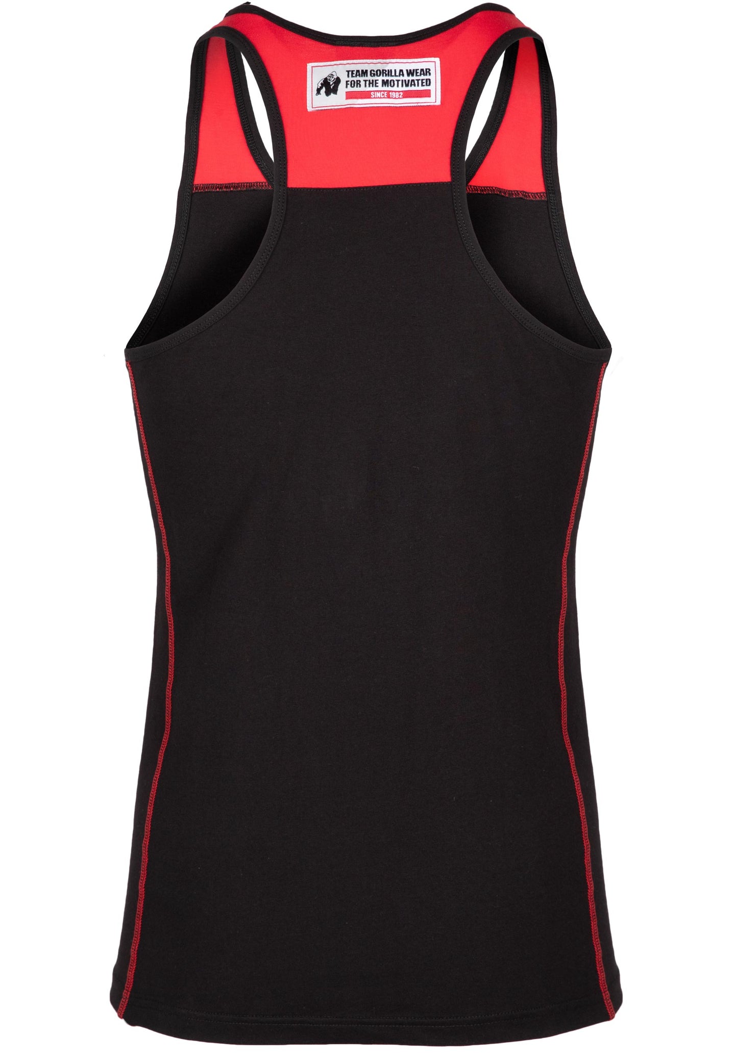 Gorilla Wear Wallace Tank Top, black/red