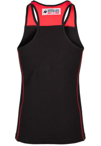 Gorilla Wear Wallace Tank Top, black/red